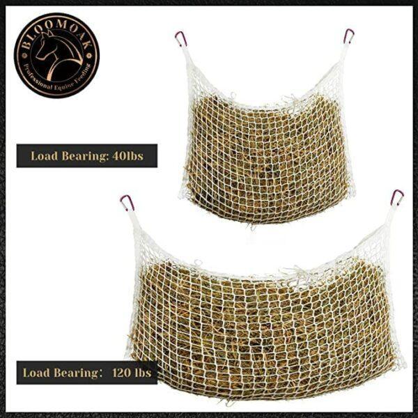 Knotless Slow Feed Hay Net Hay Bags for Horses SFN