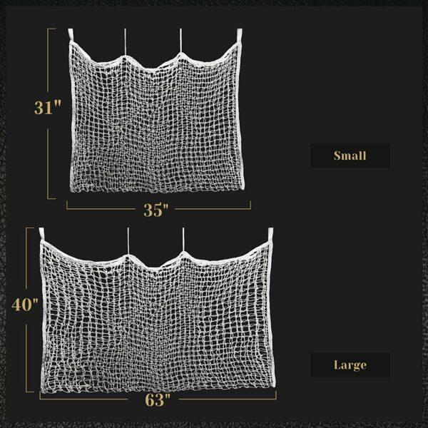 Knotless Slow Feed Hay Net Hay Bags for Horses SFN