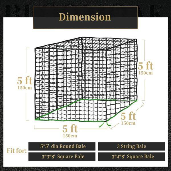 Round Bale Hay Net