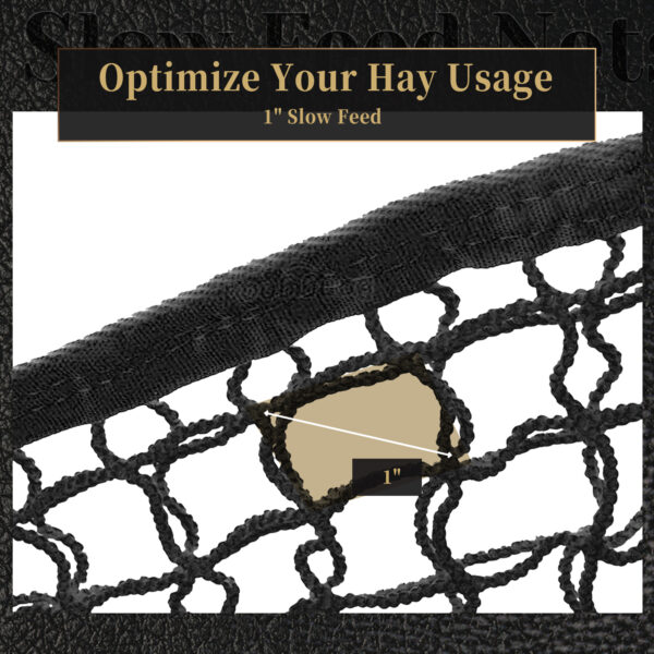 Knotless Slow Feed Hay Net