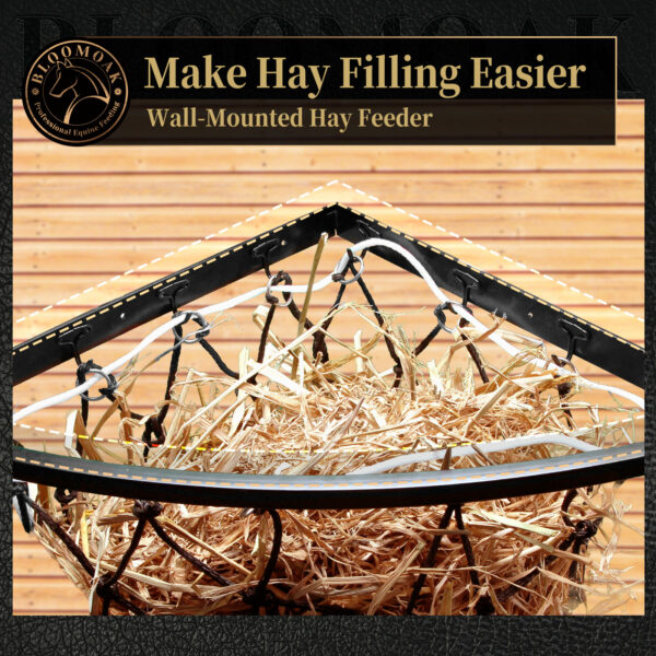 wall hay rack for horse
