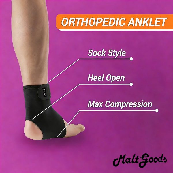 ankle brace Malt Goods Ankle Brace for Sprained Ankle - Sprained Ankle Support, Foot Wrap, Ankle Compression Sleeve