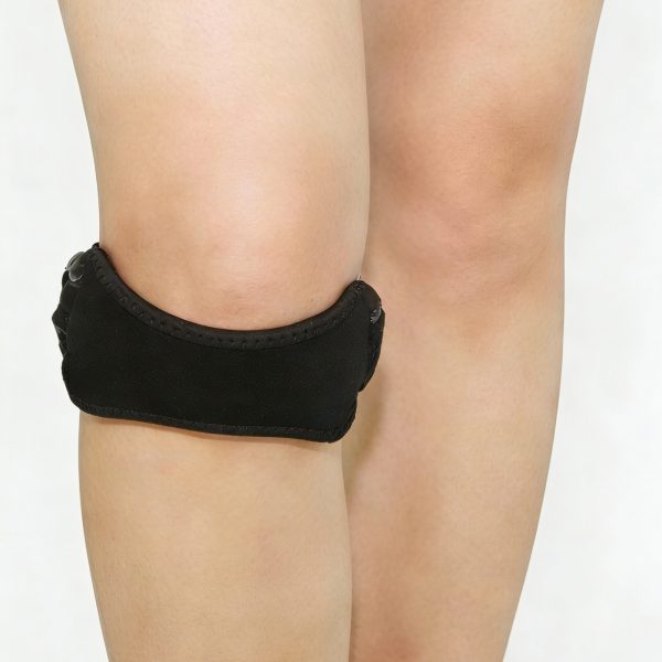 knee brace Malt Goods Knee Strap for Men and Women, Knee Pain Relief and Knee Support for Basketball, Running, Hiking, Jumpers Knee, Black